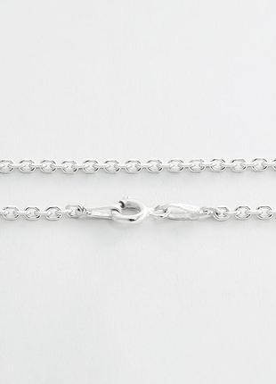 Серебряная цепочка, якорь (855), размер 50 см x 0,2 см, вес: 5.1 г