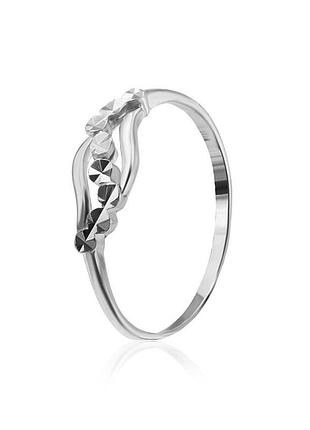 Серебряное кольцо, размер 15,0, вес: 0.8 г