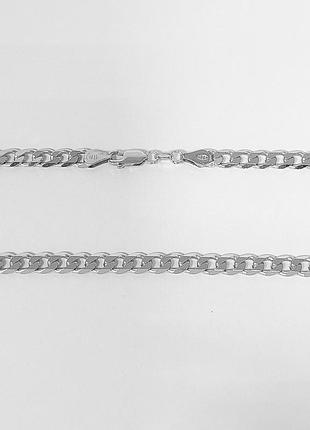 Серебряная цепочка гурмет панцирь, размер 60 см x 0,2 см, вес: 29.4 г
