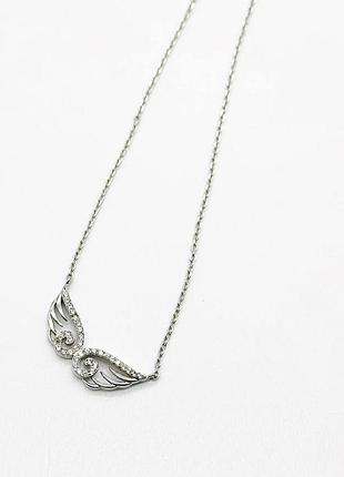 Серебряное колье с фианитами