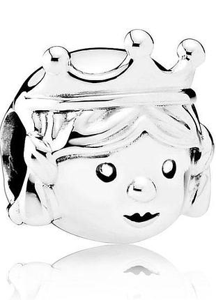 Серебряное кольцо pandora "королева"