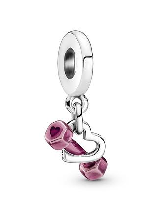 Серебряное кольцо pandora "гантеля"