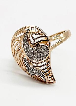 Серебряное кольцо со вставкой фианит, размер 19,5, вес: 4.0 г