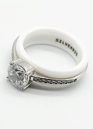 Серебряное кольцо, размер 16,0, вес: 6.1 г