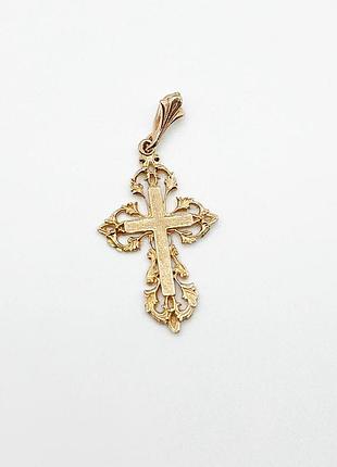 Серебряная подвеска "крестик"
