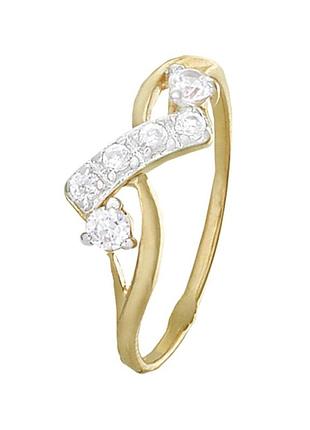 Серебряное кольцо с фианитами