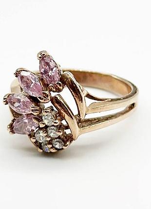 Серебряное кольцо со вставкой фианит