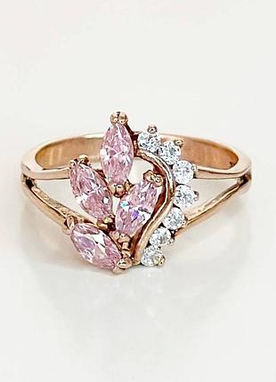 Серебряное кольцо со вставкой фианит, размер 18,5, вес: 3.9 г