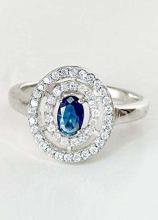 Серебряное кольцо со вставкой фианит