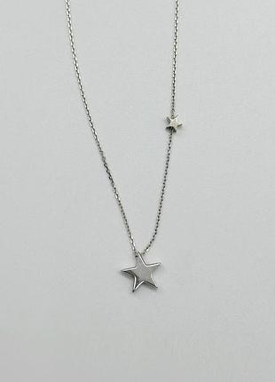 Серебряное колье