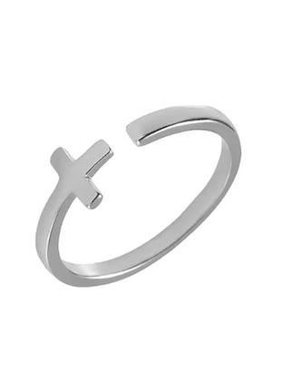 Серебряное кольцо, размер 16,5, вес: 1.2 г