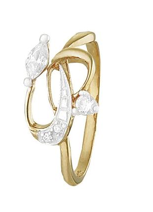 Серебряное кольцо с фианитами