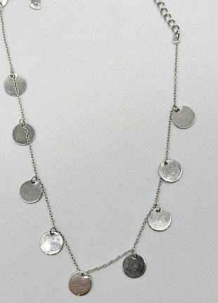 Серебряное колье