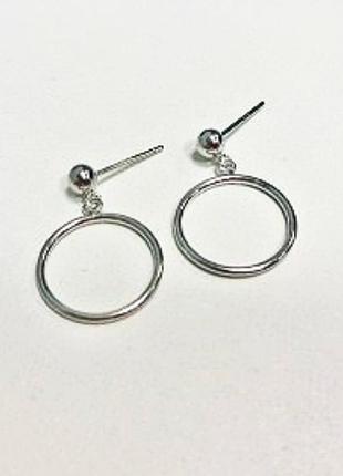 Серебряные серьги