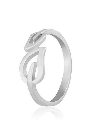 Серебряное кольцо, размер 15,5, вес: 1.8 г