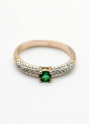 Серебряное кольцо с фианитами