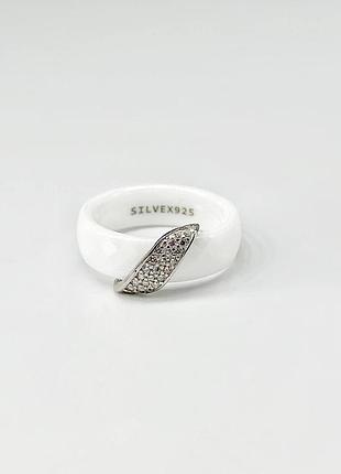 Серебряное кольцо, размер 16,0, вес: 4.6 г