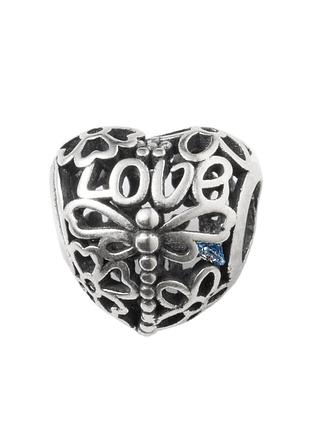 Срібна підвіска покрита оксидуванням