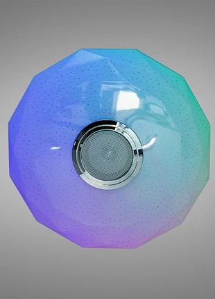 Світлодіодний стельовий світильник db-8303/300rgb+mp3 з bluetooth колонкою