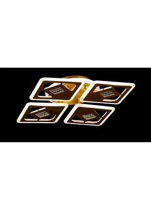Светодиодная люстра с 3d ефектом lk29038/4+1 led (red+champane)