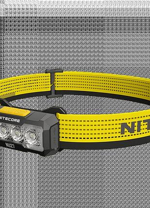Налобний ліхтар nitecore nu27, чорний (uhe led, 3000, 4500, 6500к, 850маг, 600лм, 123м)