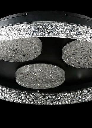 Светодиодная люстра l2973/470/3+1 led (black)