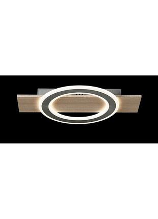 Светодиодная люстра l2980/1 led (wood+silver)