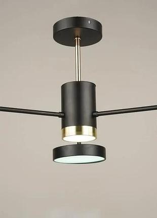Светодиодная люстра n4192/3 bk+fgd