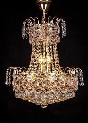 Хрустальная люстра l83471/7 (fgd+pink)