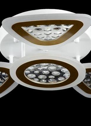 Светодиодная люстра lk39866/3+1 led (wt+champane)