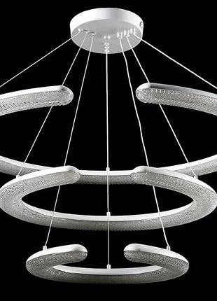Подвесная светодиодная люстра l110/800+600+400/3 led (wh)
