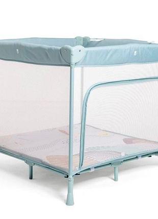 Манеж ігровий chicco open box blue