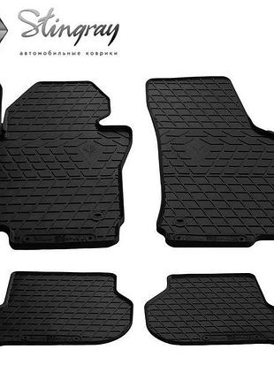 Килимки в салон skoda octavia ii a5 2004-2013 комплект з 4 килимків стінгрей