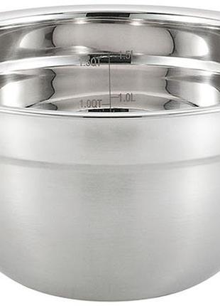 Миска bravo chef нерж 14x8.5 см