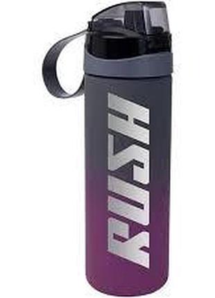 Пляшка д/води пл. herevin з/кноп. rush dark д/спорту 0.75 л