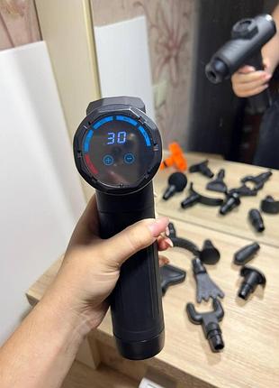 Tamda-ms-07 масажний пістолет massage gun 3000mah 10 насадок