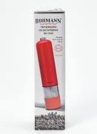 Електричний млин для спецій bohmann red 5.6х22.8х5.6 см червоний