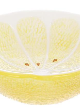Салатниця керамічна lemon, 650мл, колір-жовтий