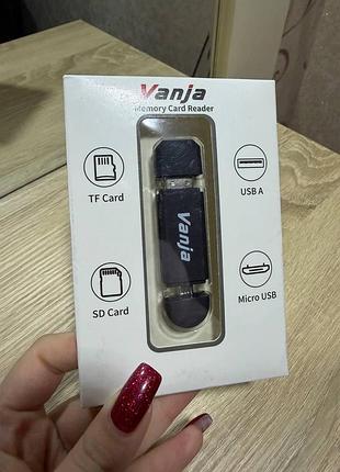 Устройство чтения карт памяти vanja sd, адаптер micro sd-usb otg, amazon, германия