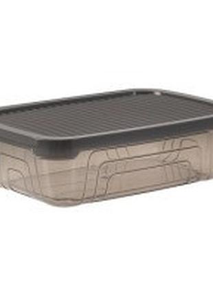 Контейнер пл. herevin prime bowl grey/прям. 0.350 л