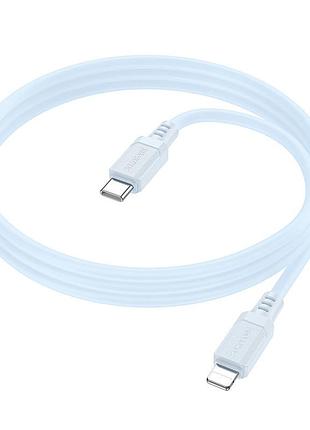 Дата кабель borofone bx115 lotto type-c to lightning 27w (1m) blue