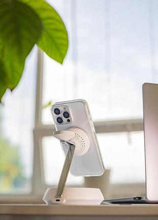 Чехол tpu+pc empire with magsafe and ring для apple iphone 13 pro (6.1") clear