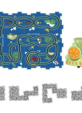 Развивающая игрушка-пазл sht xdl588-19 citi walk (13pcs) blue