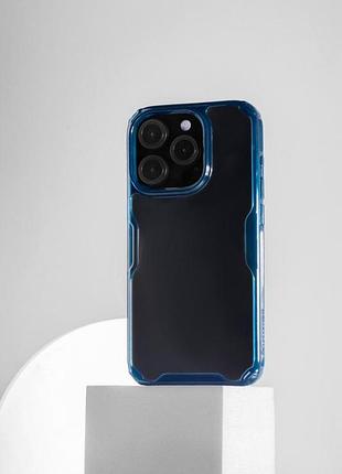 Tpu чехол nillkin nature pro series для apple iphone 15 pro (6.1") синий (прозрачный)