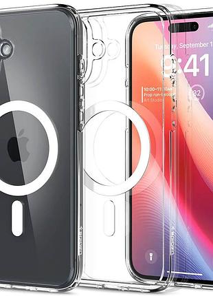 Чехол sgp ultra hybrid (magfit) для apple iphone 16 (6.1") прозрачный