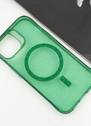 Чехол tpu radiance with magsafe для apple iphone 13 (6.1") green