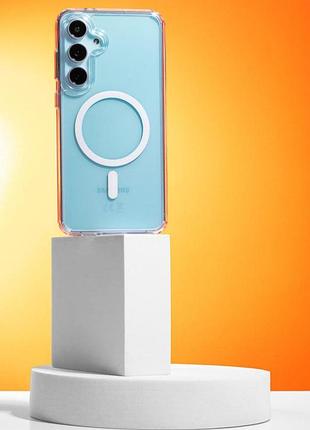 Чохол sgp ultra hybrid (magfit) для samsung galaxy s25 прозорий