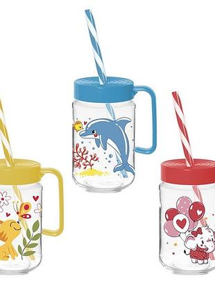 Чашка herevin decorated mug - mix dce /370 мл, скл с труб.