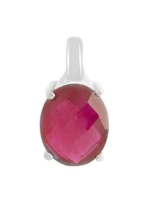 Срібна підвіска komilfo з рубіном 3.233ct (2157847)
