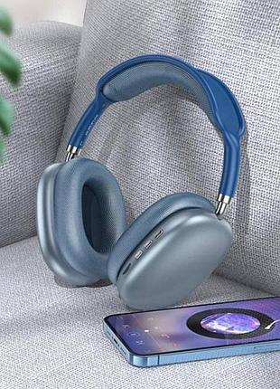 Беспроводные накладные наушники borofone bo35 adorable blue | bluetooth headphones